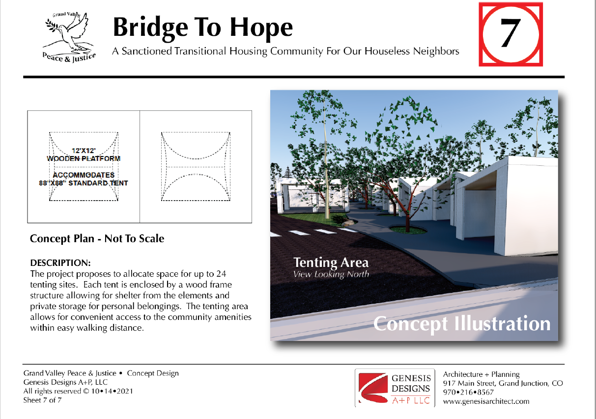 Bridge to Hope—A Tents to Tiny Homes Community Grand Junction CO Help for Homeless